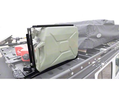 LoD Offroad Destroyer Roof Rack Jerry Can Mount; Black Texture (07-25 Jeep Wrangler JK & JL)