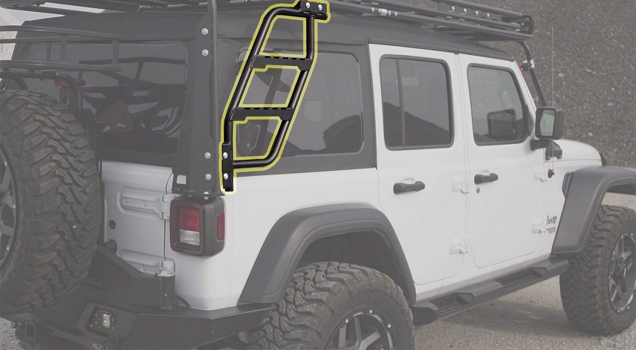 LoD Offroad Jeep Wrangler Destroyer Roof Rack Ladder