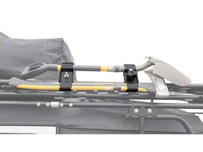 LoD Offroad Destroyer Roof Rack Trail Tool Mount; Black Texture (07-25 Jeep Wrangler JK & JL)
