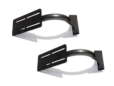 LoD Offroad Destroyer Tire Carrier RotoPax Mount; Pair; Black Texture (07-25 Jeep Wrangler JK & JL)