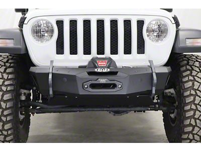 LoD Offroad Black Ops Stubby Winch Front Bumper; Black Texture (07-18 Jeep Wrangler JK)