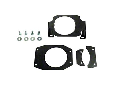 LoD Offroad LED Mount Kit; Black Texture (18-25 Jeep Wrangler JL w/ Factory Steel Front Bumper)