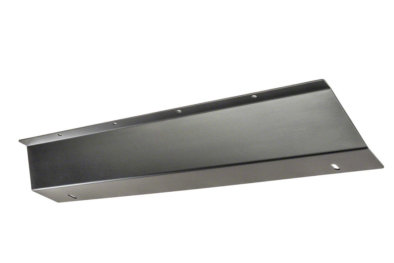 LoD Offroad Signature Series Mid-Width/Full-Width Bumper Bolt-on Skid Plate; Black Texture (07-18 Jeep Wrangler JK)