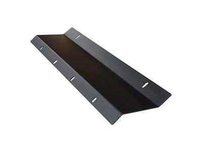 LoD Offroad Signature Series Mid Width/Full Width Bumper Bolt-on Skid Plate; Black Texture (18-25 Jeep Wrangler JL)