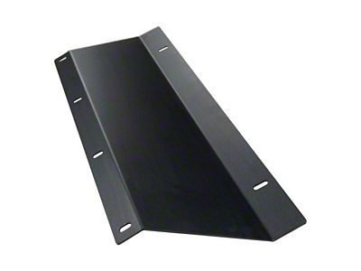 LoD Offroad Signature Series Shorty Front Bumper Bolt-on Skid Plate; Black Texture (18-25 Jeep Wrangler JL)