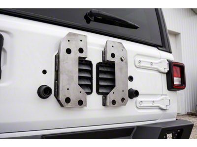 LoD Offroad Spare Tire Riser; Black Texture (18-25 Jeep Wrangler JL)