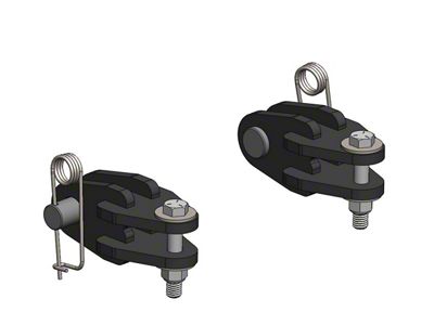 LoD Offroad Tow Bar Adapters for Roadmaster Blackhawk Tow Bar (07-25 Jeep Wrangler JK & JL)