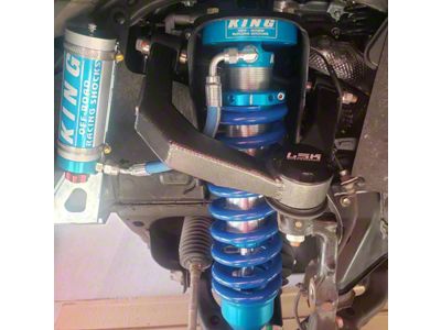 LSK Suspension Front Upper Control Arms; Black (05-23 Tacoma)