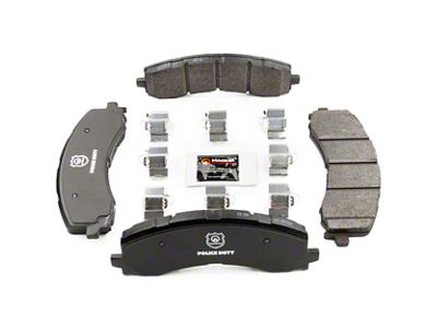 Magma Brakes Police Duty Semi-Metallic Brake Pads; Front Pair (22-25 Bronco Raptor)