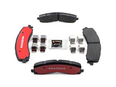 Magma Brakes Severe Duty Semi-Metallic Brake Pads; Front Pair (22-25 Bronco Raptor)