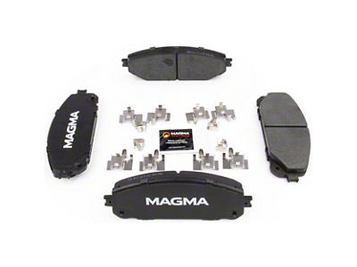Magma Brakes Premium Ceramic Brake Pads; Front Pair (14-15 Jeep Cherokee KL w/ Dual Piston Front Calipers)