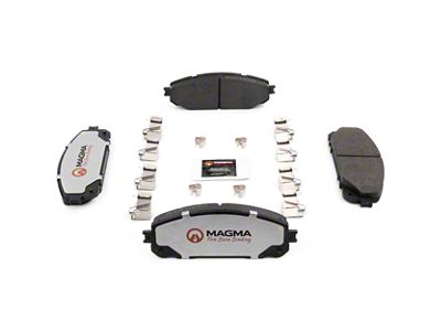 Magma Brakes Pro-Series Ceramic Brake Pads; Front Pair (14-15 Jeep Cherokee KL w/ Dual Piston Front Calipers)