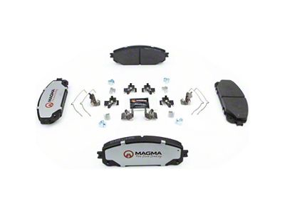 Magma Brakes Pro-Series Ceramic Brake Pads; Front Pair (16-23 Jeep Cherokee KL w/ Dual Piston Front Calipers)