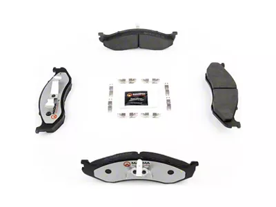 Magma Brakes Pro-Series Ceramic Brake Pads; Front Pair (90-01 Jeep Cherokee XJ)