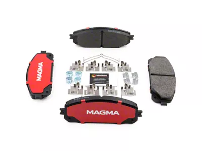 Magma Brakes Severe Duty Semi-Metallic Brake Pads; Front Pair (16-23 Jeep Cherokee KL w/ Dual Piston Front Calipers)