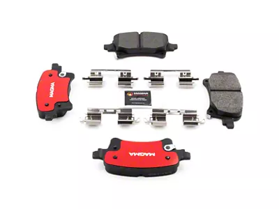 Magma Brakes Severe Duty Semi-Metallic Brake Pads; Rear Pair (20-25 Jeep Gladiator JT)