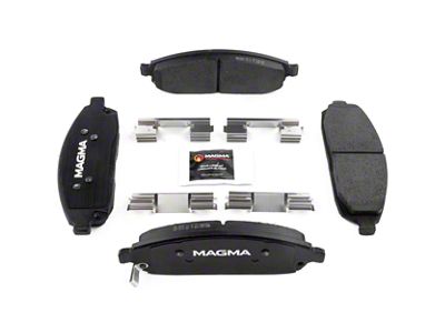 Magma Brakes Premium Ceramic Brake Pads; Front Pair (05-10 Jeep Grand Cherokee WK, Excluding SRT8)