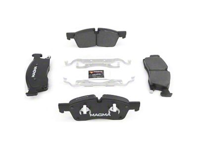 Magma Brakes Premium Ceramic Brake Pads; Front Pair (17-21 Jeep Grand Cherokee WK2 w/ Solid Rear Rotors)