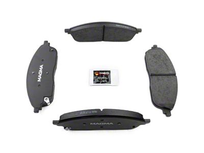 Magma Brakes Premium Ceramic Brake Pads; Front Pair (22-25 Jeep Grand Cherokee WL w/ BR1/BR2/BR8 Brake Code)