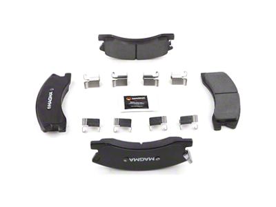 Magma Brakes Premium Ceramic Brake Pads; Front Pair (99-02 Jeep Grand Cherokee WJ w/ Akebono Calipers; 03-04 Jeep Grand Cherokee WJ)