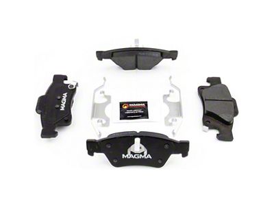 Magma Brakes Premium Ceramic Brake Pads; Rear Pair (11-21 Jeep Grand Cherokee WK2, Excluding SRT, SRT8 & Trackhawk)