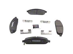 Magma Brakes Premium Semi-Metallic Brake Pads; Front Pair (05-10 Jeep Grand Cherokee WK, Excluding SRT8)