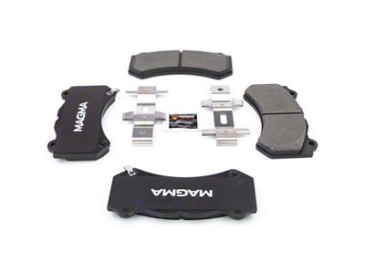 Magma Brakes Premium Semi-Metallic Brake Pads; Front Pair (12-21 Jeep Grand Cherokee WK2 SRT, SRT8)