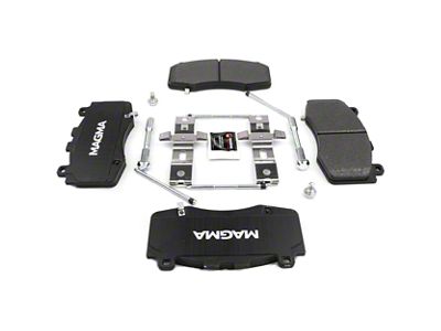 Magma Brakes Premium Semi-Metallic Brake Pads; Front Pair (18-21 Jeep Grand Cherokee WK2 Trackhawk)