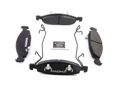 Magma Brakes Premium Semi-Metallic Brake Pads; Front Pair (99-02 Jeep Grand Cherokee WJ w/ Teves Calipers)