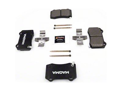 Magma Brakes Premium Semi-Metallic Brake Pads; Rear Pair (06-17 Jeep Grand Cherokee WK & WK2 SRT, SRT8)
