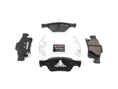 Magma Brakes Premium Semi-Metallic Brake Pads; Rear Pair (11-21 Jeep Grand Cherokee WK2, Excluding SRT, SRT8 & Trackhawk)