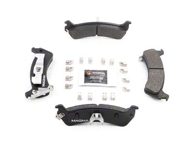 Magma Brakes Premium Semi-Metallic Brake Pads; Rear Pair (93-98 Jeep Grand Cherokee ZJ)
