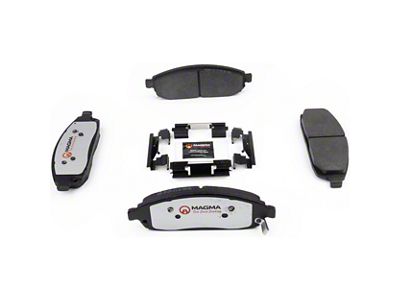 Magma Brakes Pro-Series Ceramic Brake Pads; Front Pair (05-10 Jeep Grand Cherokee WK, Excluding SRT8)