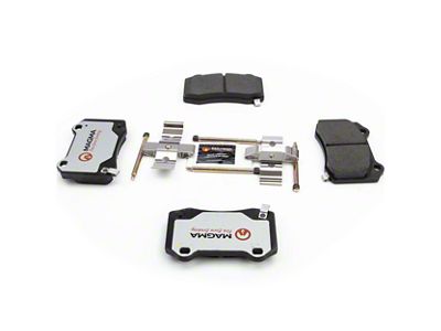 Magma Brakes Pro-Series Ceramic Brake Pads; Rear Pair (06-17 Jeep Grand Cherokee WK & WK2 SRT, SRT8)