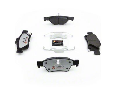 Magma Brakes Pro-Series Ceramic Brake Pads; Rear Pair (11-21 Jeep Grand Cherokee WK2, Excluding SRT, SRT8 & Trackhawk)