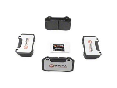 Magma Brakes Pro-Series Ceramic Brake Pads; Rear Pair (17-18 Jeep Grand Cherokee WK2 SRT, Trackhawk)