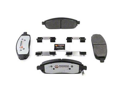 Magma Brakes Pro-Series Semi-Metallic Brake Pads; Front Pair (05-10 Jeep Grand Cherokee WK, Excluding SRT8)
