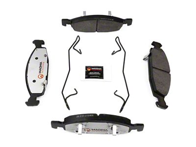 Magma Brakes Pro-Series Semi-Metallic Brake Pads; Front Pair (99-02 Jeep Grand Cherokee WJ w/ Teves Calipers)