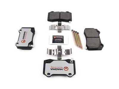 Magma Brakes Pro-Series Semi-Metallic Brake Pads; Rear Pair (06-17 Jeep Grand Cherokee WK & WK2 SRT, SRT8)