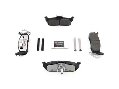 Magma Brakes Pro-Series Semi-Metallic Brake Pads; Rear Pair (05-10 Jeep Grand Cherokee WK, Excluding SRT8)