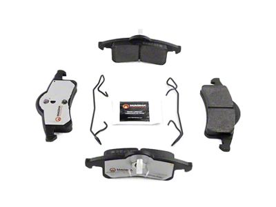 Magma Brakes Pro-Series Semi-Metallic Brake Pads; Rear Pair (99-04 Jeep Grand Cherokee WJ)