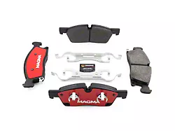 Magma Brakes Severe Duty Semi-Metallic Brake Pads; Front Pair (11-12 Jeep Grand Cherokee WK2, Excluding SRT8; 13-16 Jeep Grand Cherokee WK2 w/ Solid Rear Rotors)