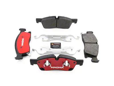Magma Brakes Severe Duty Semi-Metallic Brake Pads; Front Pair (17-21 Jeep Grand Cherokee WK2 w/ Solid Rear Rotors)