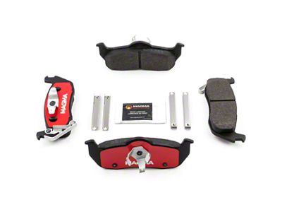 Magma Brakes Severe Duty Semi-Metallic Brake Pads; Rear Pair (05-10 Jeep Grand Cherokee WK, Excluding SRT8)