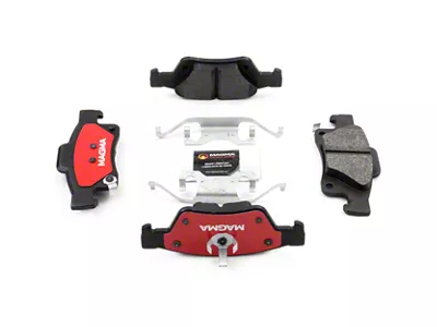 Magma Brakes Severe Duty Semi-Metallic Brake Pads; Rear Pair (11-21 Jeep Grand Cherokee WK2, Excluding SRT, SRT8 & Trackhawk)