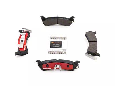 Magma Brakes Severe Duty Semi-Metallic Brake Pads; Rear Pair (93-98 Jeep Grand Cherokee ZJ)