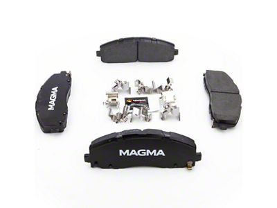 Magma Brakes Premium Ceramic Brake Pads; Front Pair (18-25 Jeep Wrangler JL)