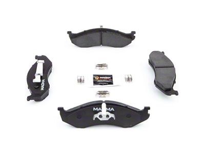 Magma Brakes Premium Ceramic Brake Pads; Front Pair (90-06 Jeep Wrangler YJ & TJ)