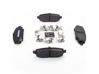 Magma Brakes Premium Ceramic Brake Pads; Rear Pair (18-25 Jeep Wrangler JL w/ 342mm Solid Rear Rotors)