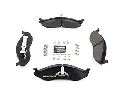 Magma Brakes Premium Semi-Metallic Brake Pads; Front Pair (90-06 Jeep Wrangler YJ & TJ)